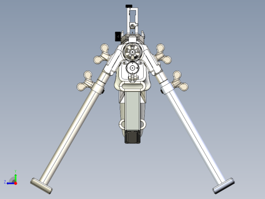 手枪左轮冲锋枪老式狙击步枪设计3D图纸bar-m1912a2-1 2 STP右视缩略图