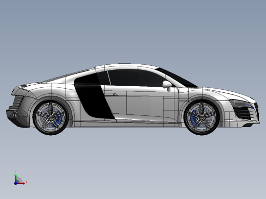 奥迪AUDI R8前视缩略图