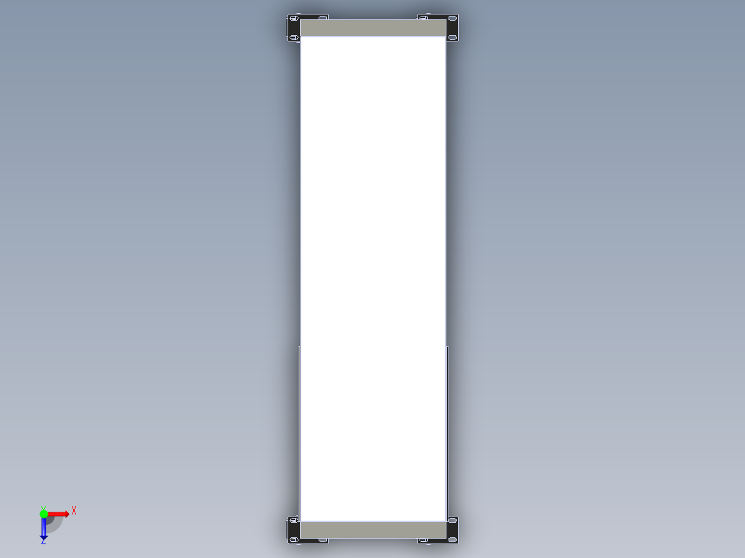 推车货架俯视图