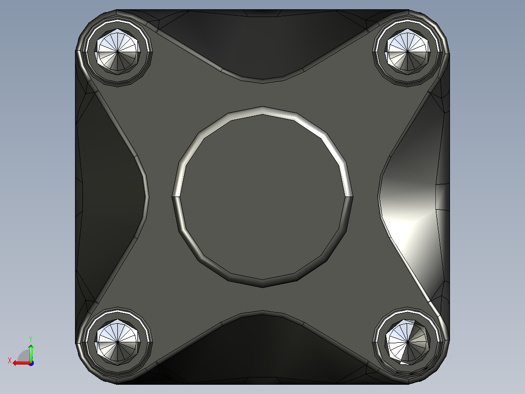 80x800气动活塞后视图