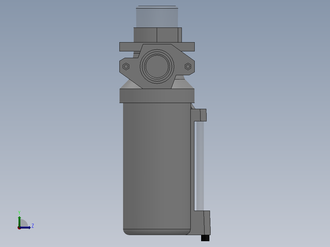 QYWC-L15油雾器左视图