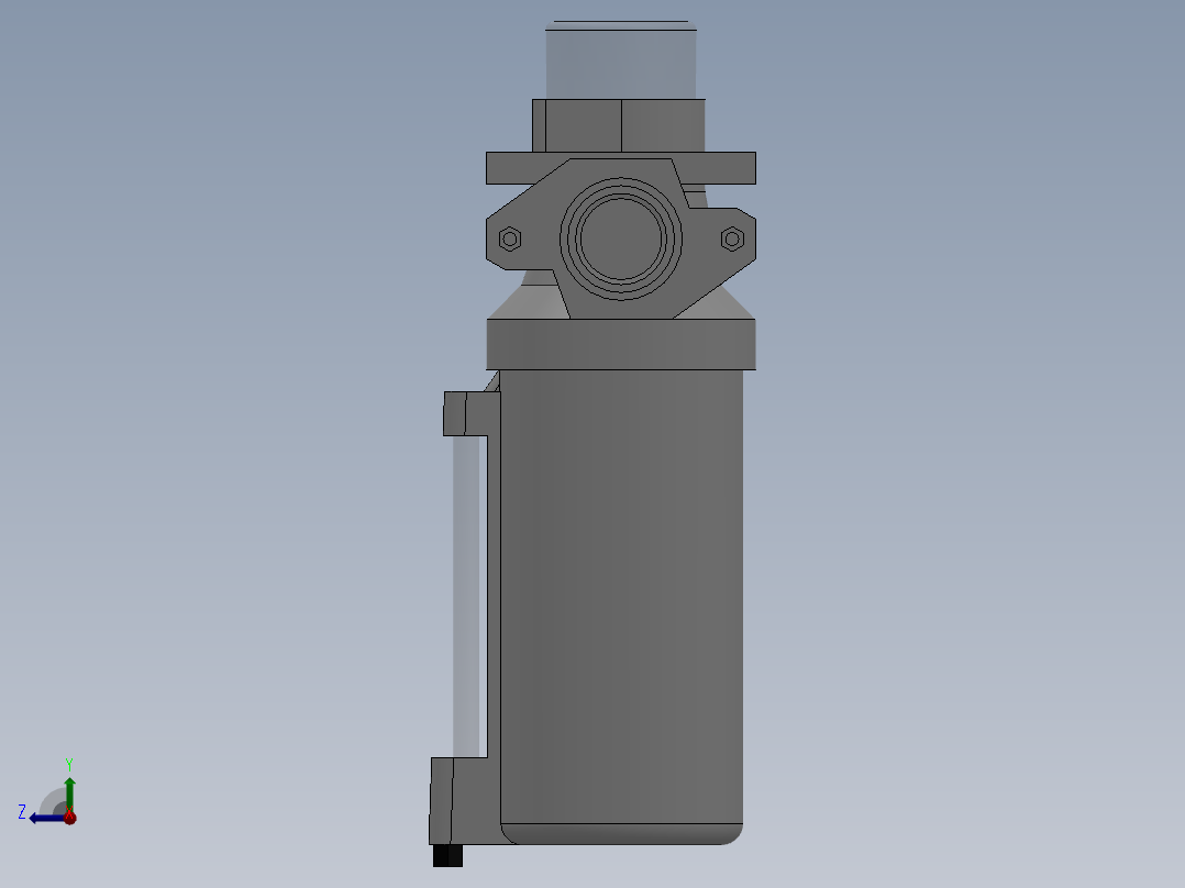 QYWC-L15油雾器右视图