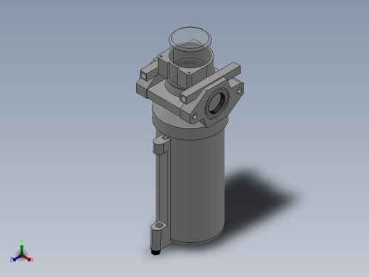 QYWC-L15油雾器正等轴测缩略图