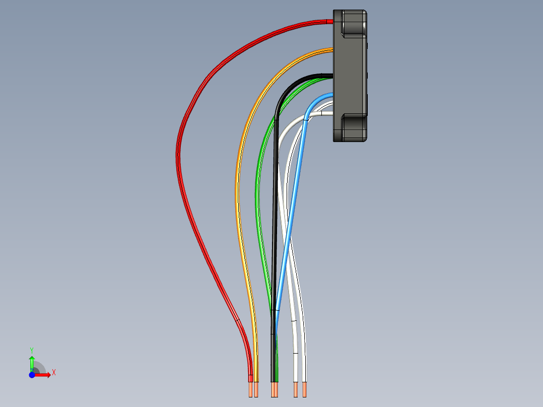 离合器制动控制器前视图