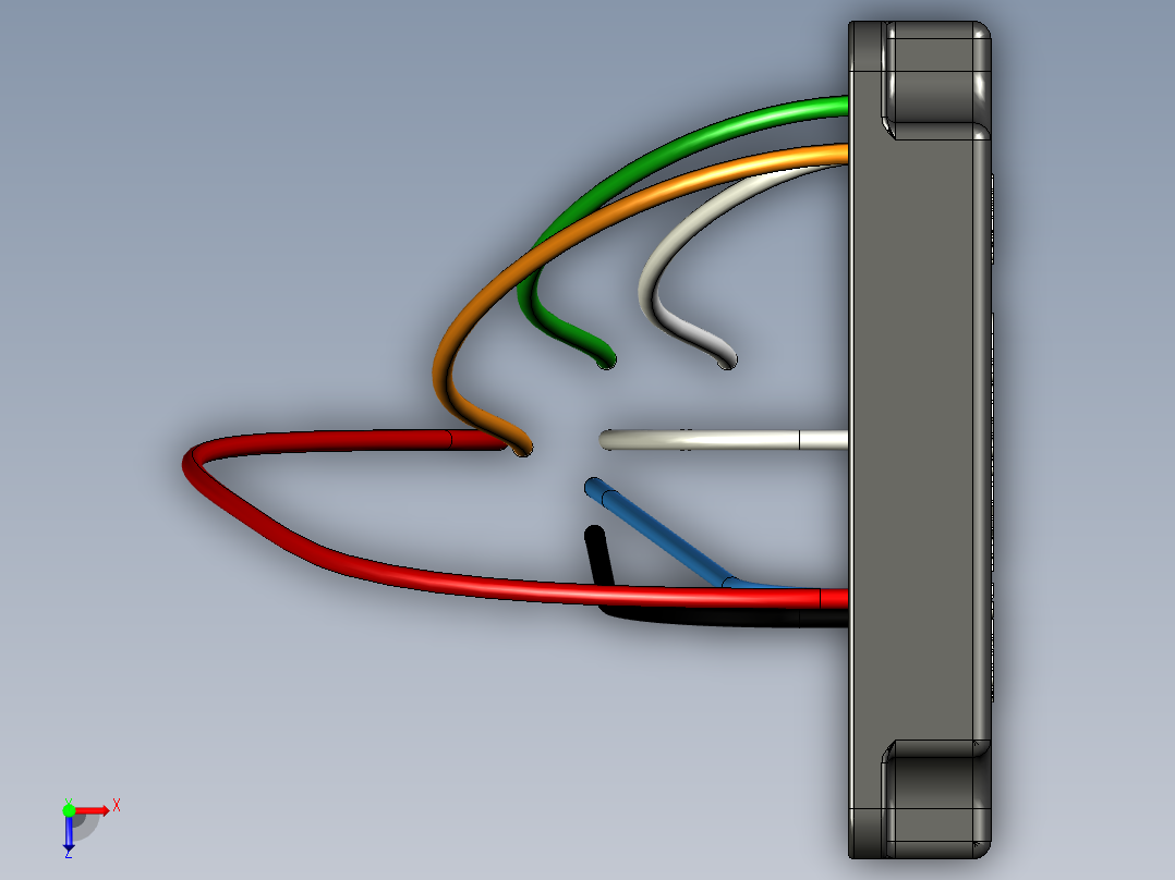离合器制动控制器俯视图