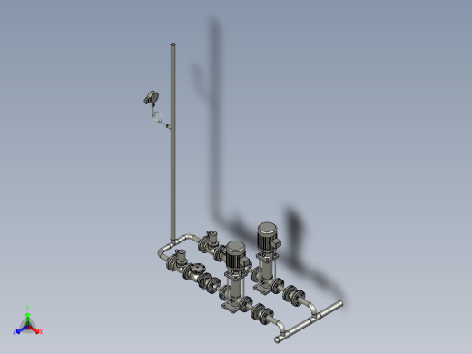 补水泵组装模块