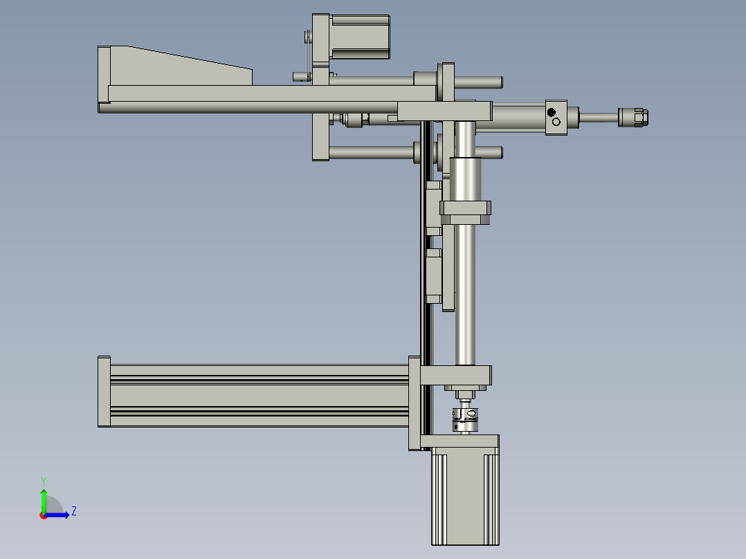 CC000M4锁螺丝机构左视图