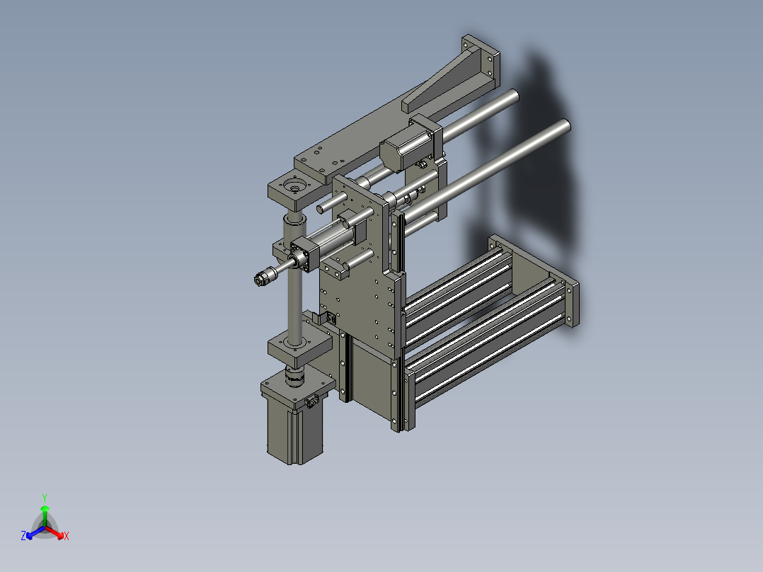 CC000M4锁螺丝机构正等轴测图