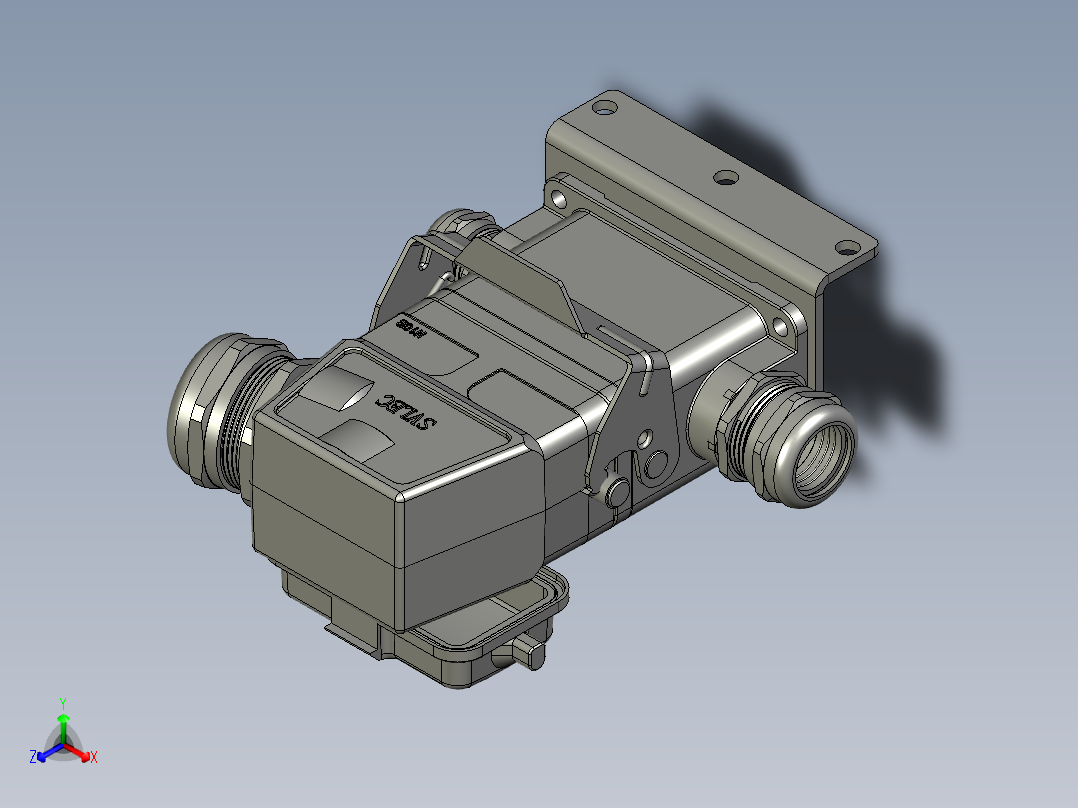 电航插正等轴测图