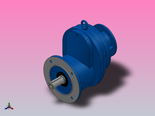 RXF77ZP斜齿轮减速机RXF77-1.6-M1-P63-Φ200