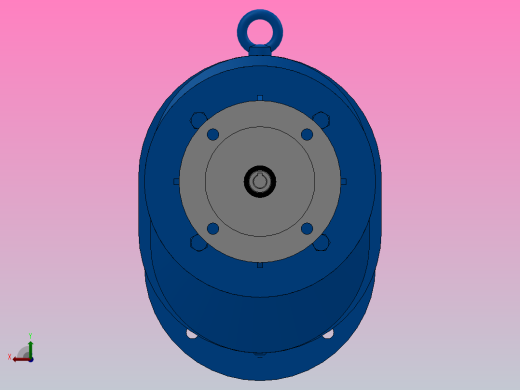 RXF77ZP斜齿轮减速机RXF77-1.6-M1-P63-Φ200后视缩略图