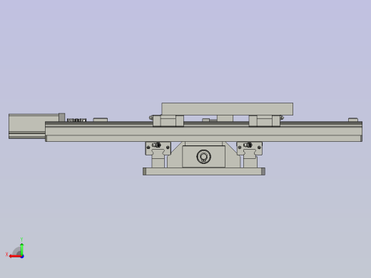 X-Y滑台装配图后视缩略图