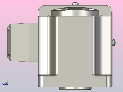 微型弧锥直交中空轴减速电机5RK40GU-CMT 5GU3K～180K RC右视缩略图