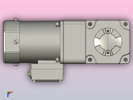 微型弧锥直交中空轴减速电机5RK40GU-CMT 5GU3K～180K RC俯视缩略图