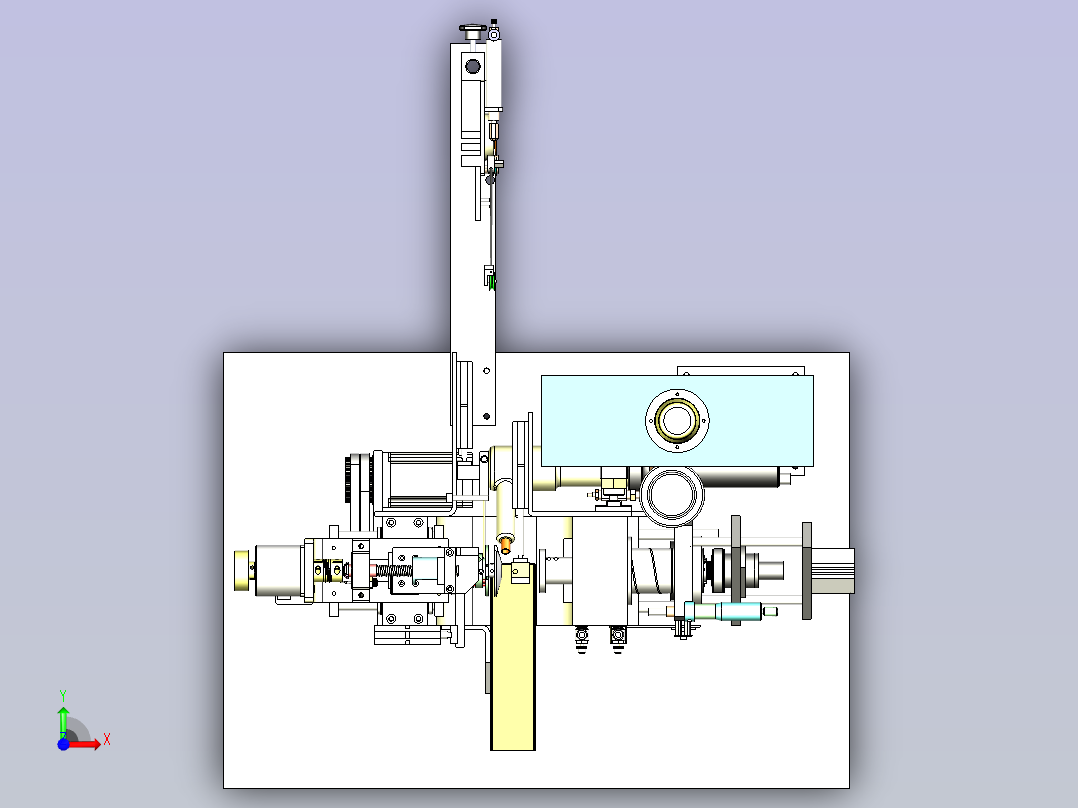 日本绕线机模型前视图