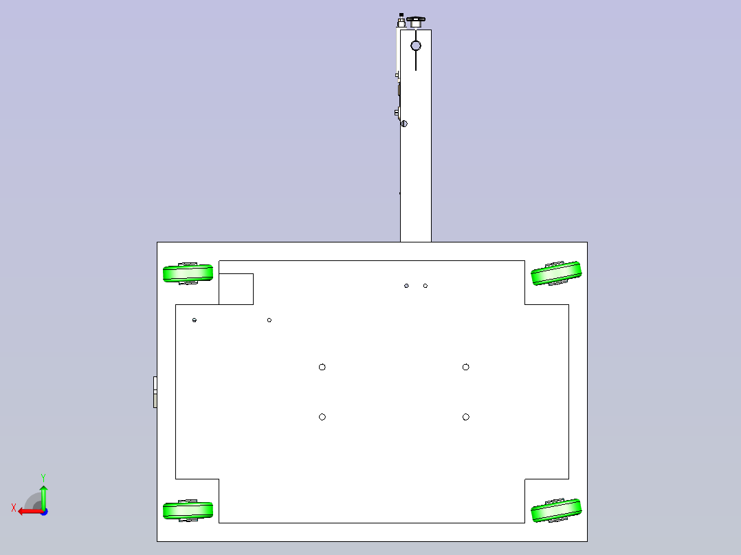 日本绕线机模型后视图