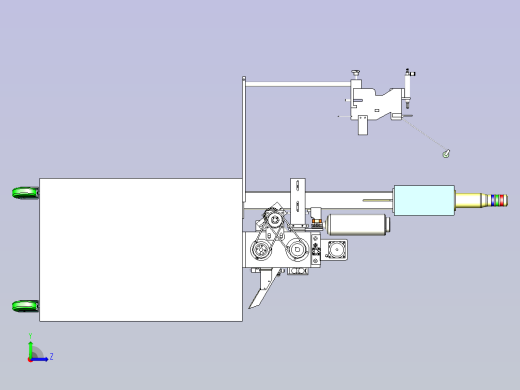 日本绕线机模型左视缩略图