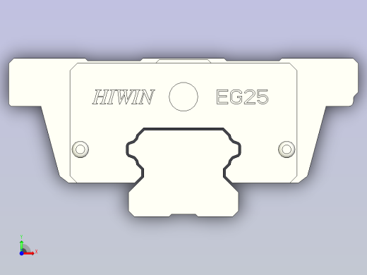 上银导轨 EGW25SA前视缩略图