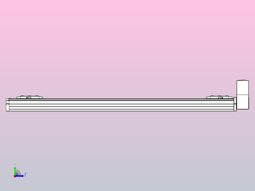 皮带直线轴双滑块型TPA-GCBS-80-P60-L400-LU-M20-N3左视缩略图