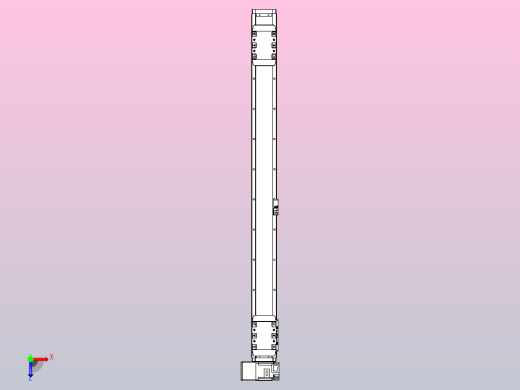 皮带直线轴双滑块型TPA-GCBS-80-P60-L400-LU-M20-N3俯视缩略图