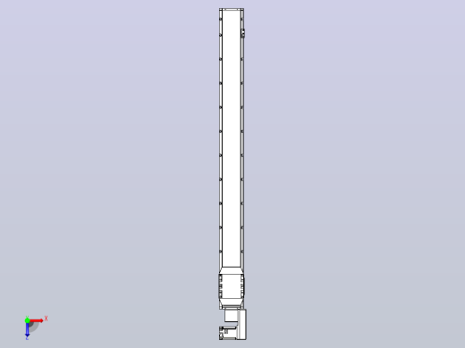 机器人皮带驱动直线轴TPA-GCB-150-P80-L1550-QR-M75-N3俯视缩略图