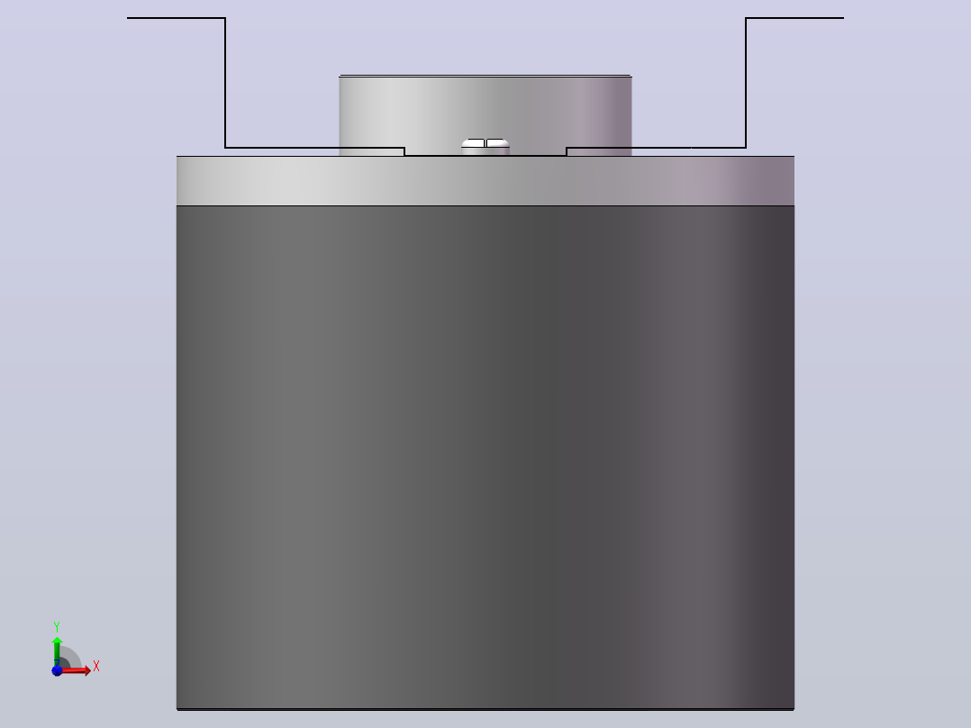 G38H系列[G38H-6]旋转编码器前视图