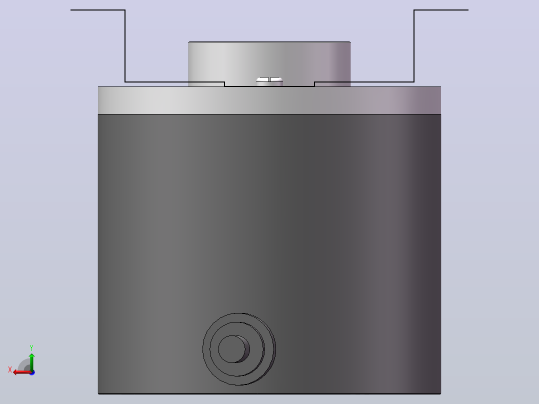 G38H系列[G38H-6]旋转编码器后视图