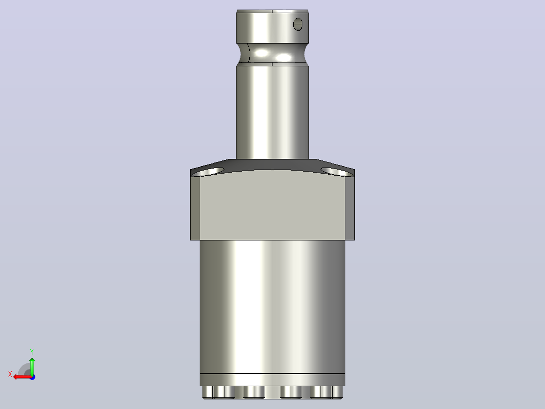 HTLA4001-2CR上法兰旋转式夹紧器后视图