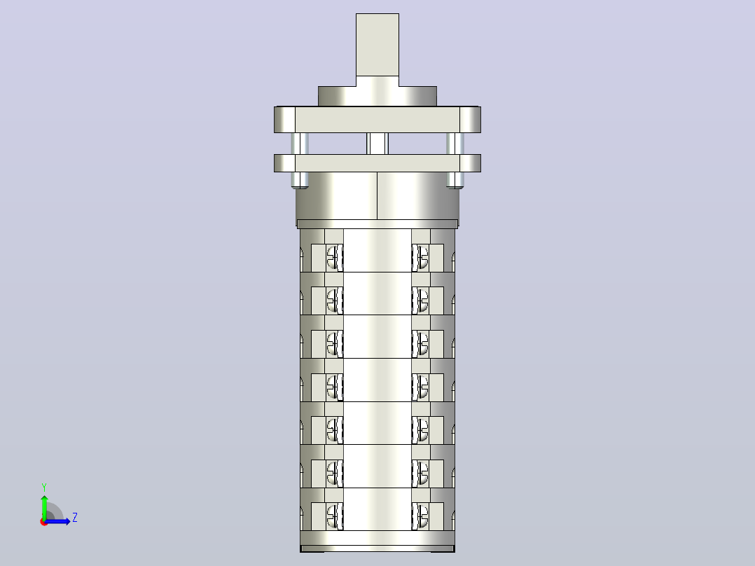 LW32-20_7万能转换开关三维模型202102左视图