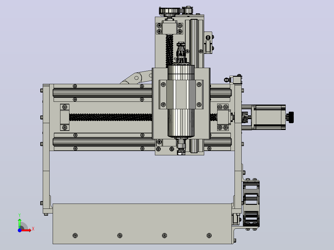 CNC300x200x60前视图