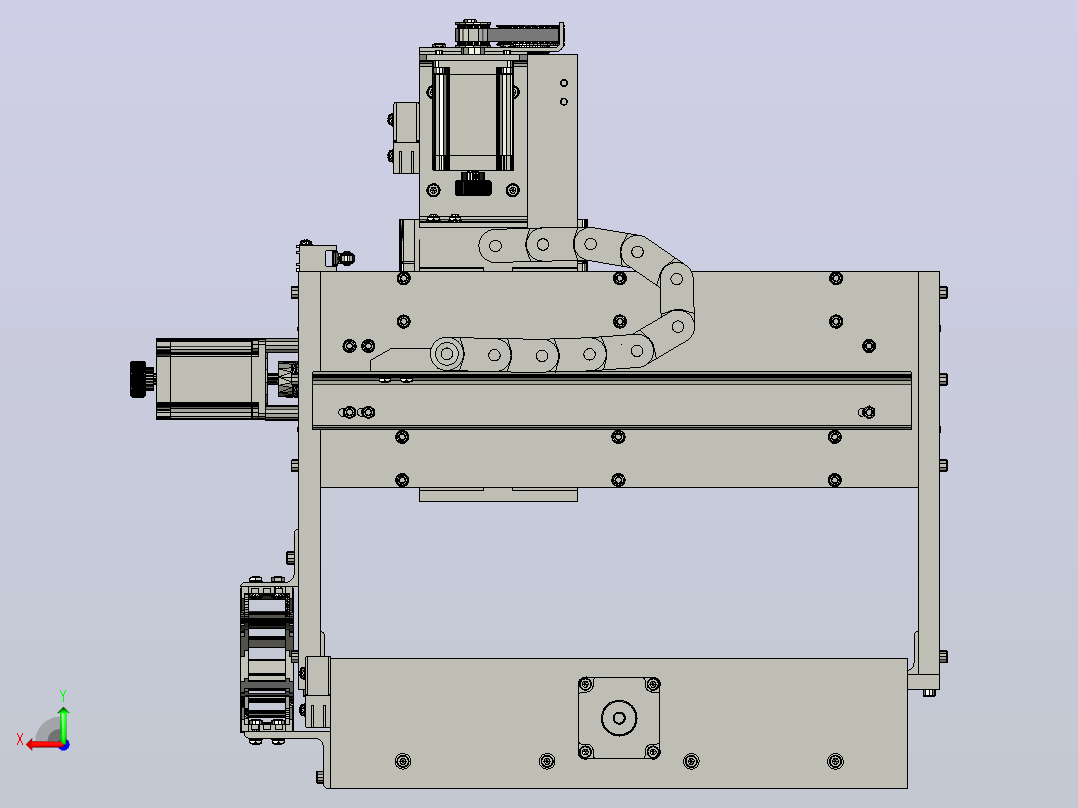 CNC300x200x60后视图