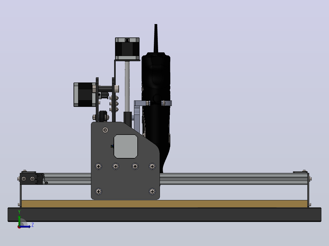 Dremel CNC左视图