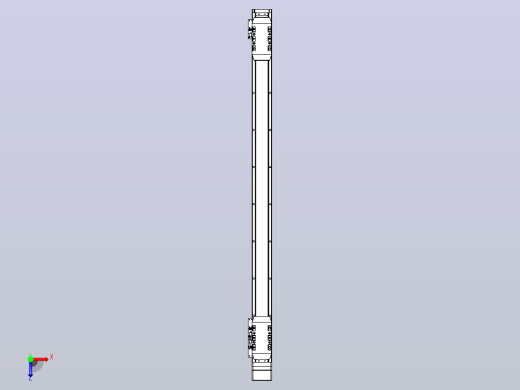 滚珠丝杠线性轴TPA-GCRS-50-1205C-L325-MP-M10-N3俯视缩略图