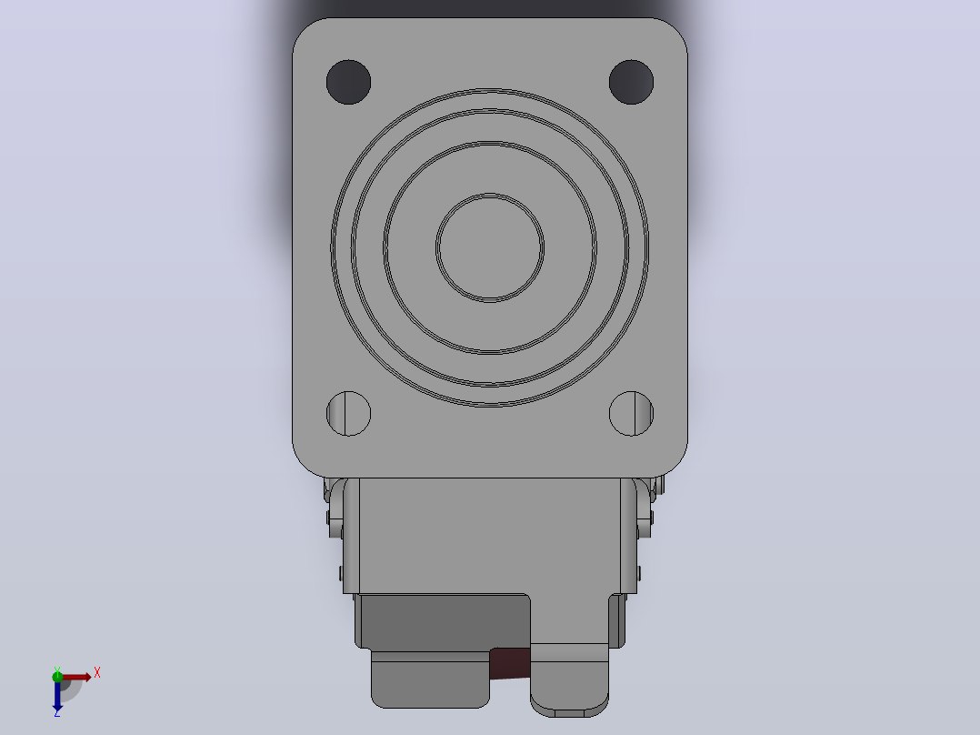 Z13-01B-150-402C重型轮[Z13-01B-100-402C]俯视图