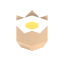 eggHalf卡通食物