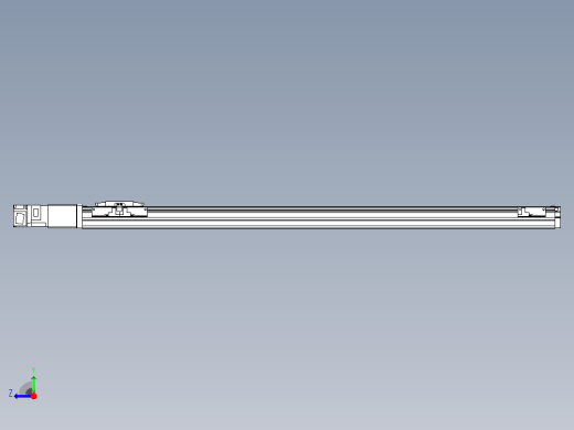 滚珠丝杠直线轴内置导轨TPA-GCR-40-1210C-L750-M-M10-N3右视缩略图