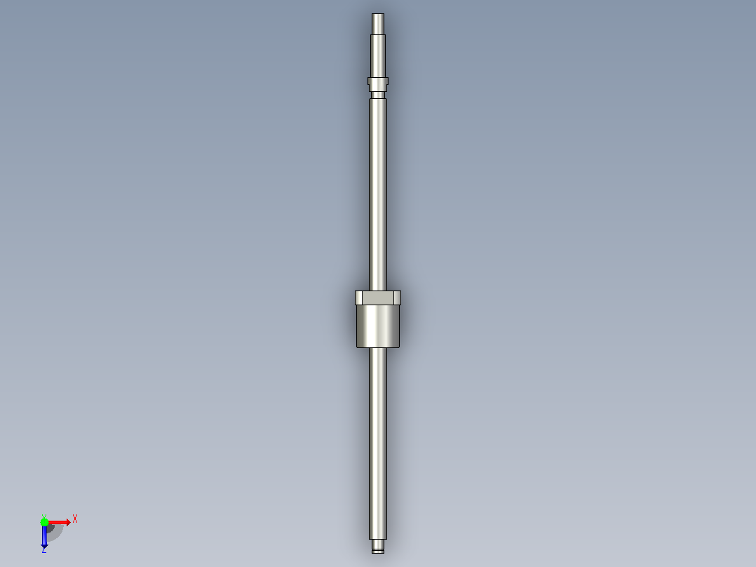 12-5b1-fsw-310-380上银TBI滚珠螺杆 R12-5B1-FSW俯视图