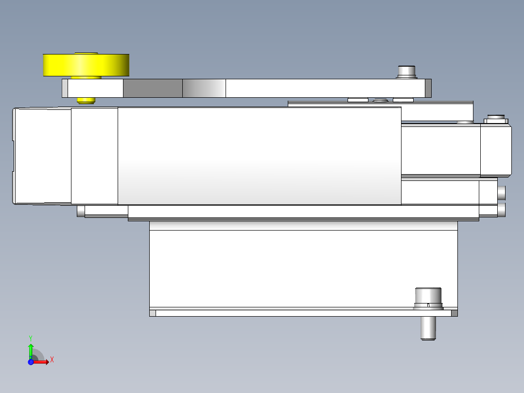 塑料定位旋转外观检查前视图