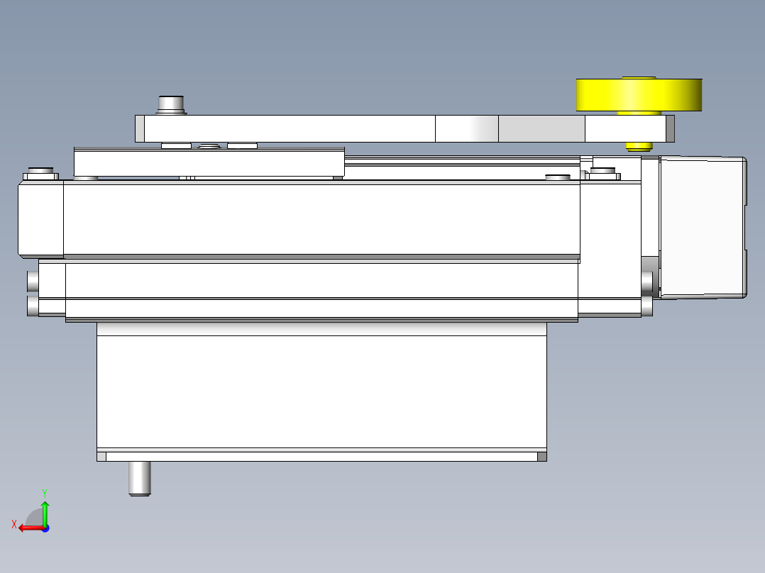 塑料定位旋转外观检查后视图