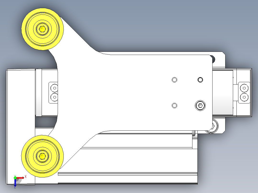 塑料定位旋转外观检查俯视图
