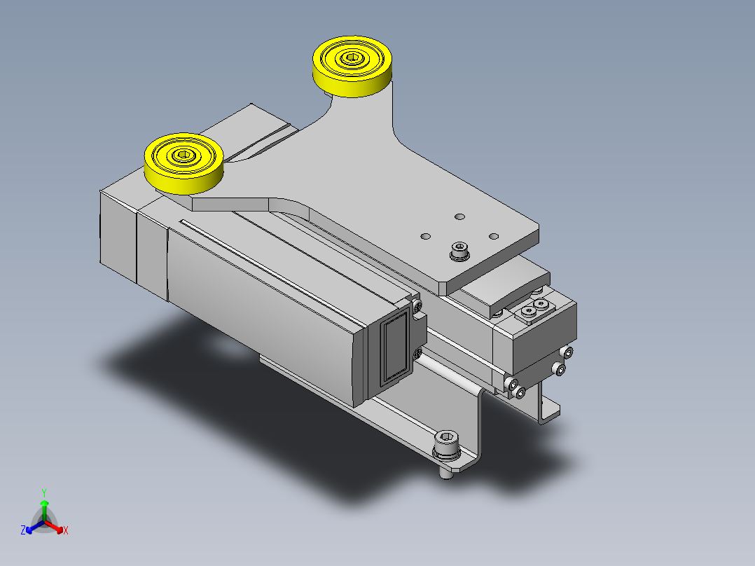 塑料定位旋转外观检查正等轴测图