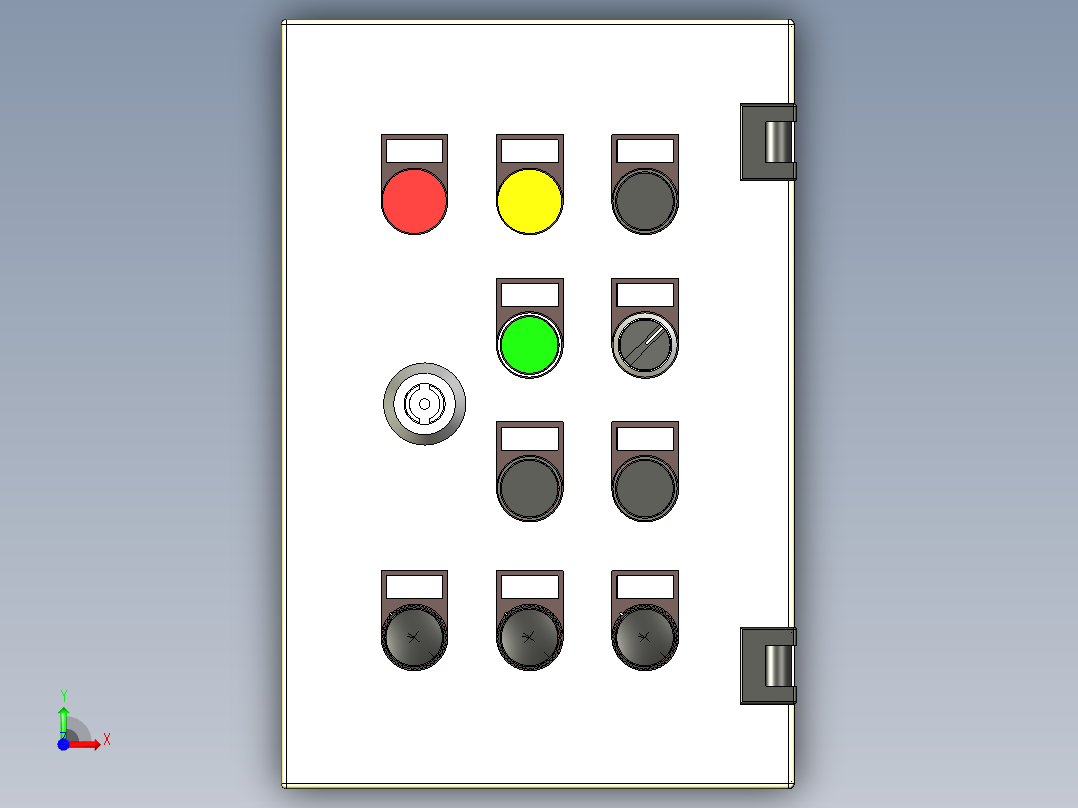 箱式面板20x30x12（cm）前视图