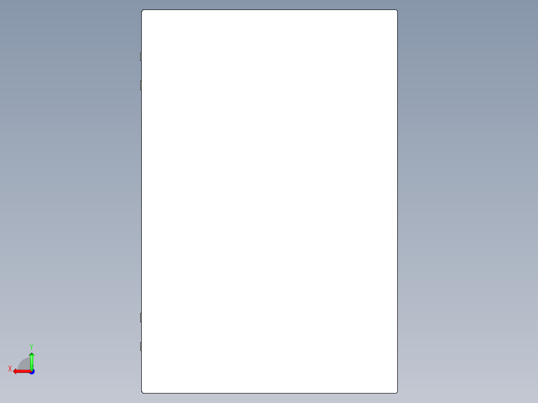 箱式面板20x30x12（cm）后视图