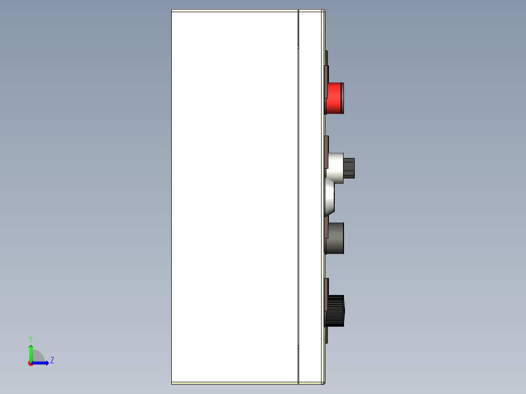 箱式面板20x30x12（cm）左视图