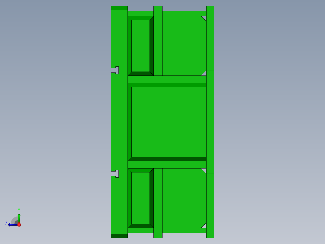 2022.07月-屑料压实液压机sw16可编辑右视图