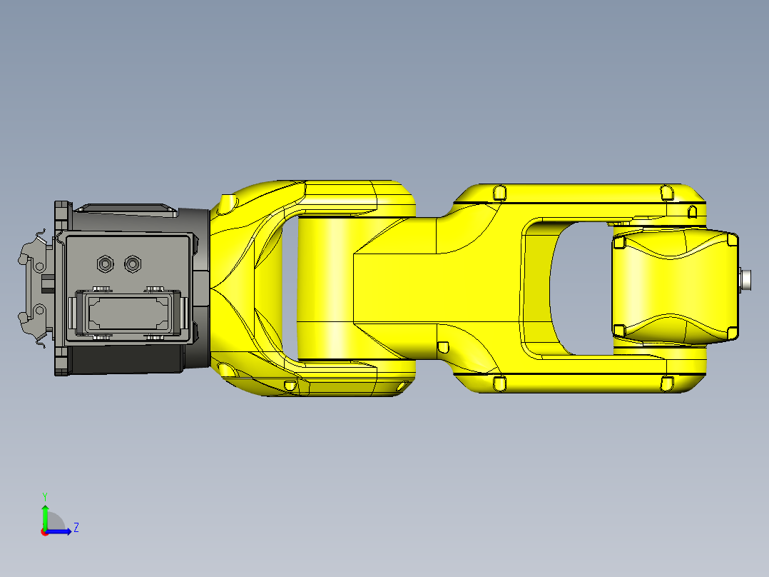 0236--发那科LR Mate 200iD-7H(STP)左视图