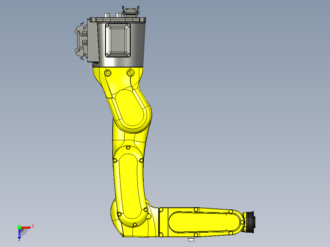 0236--发那科LR Mate 200iD-7H(STP)俯视图