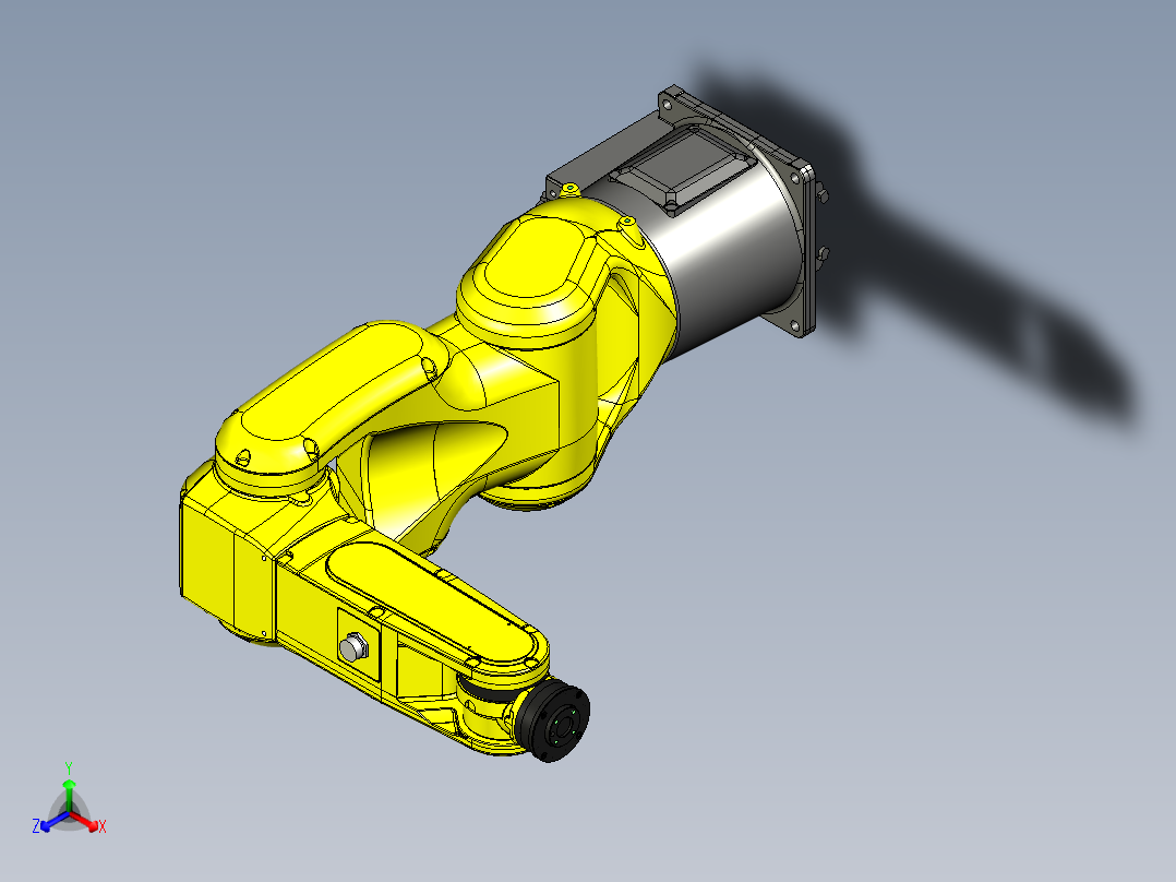 0236--发那科LR Mate 200iD-7H(STP)正等轴测图