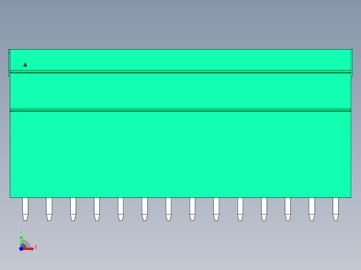DEGSON 15EDG 系列 3.5mm 插拔式接线端子 FullPack-15EDGVH-3.5-28P-14-00AH前视缩略图