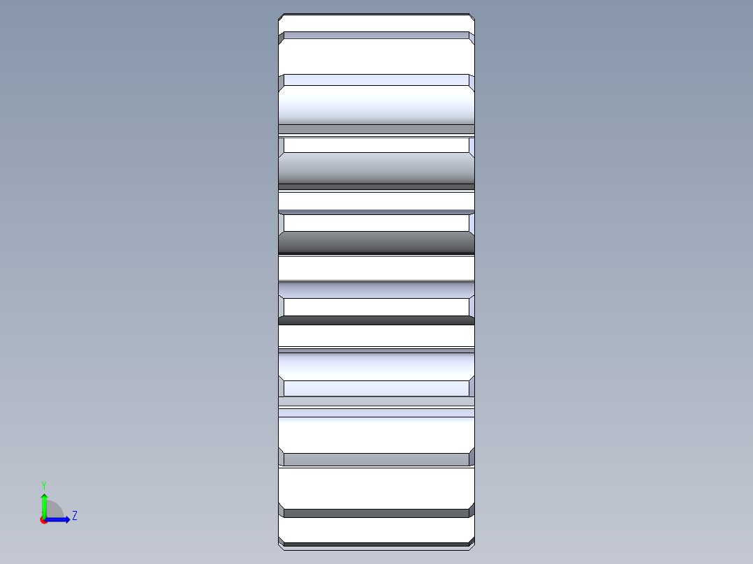 正齿轮-m1 20PA 20t Spur Gear左视图